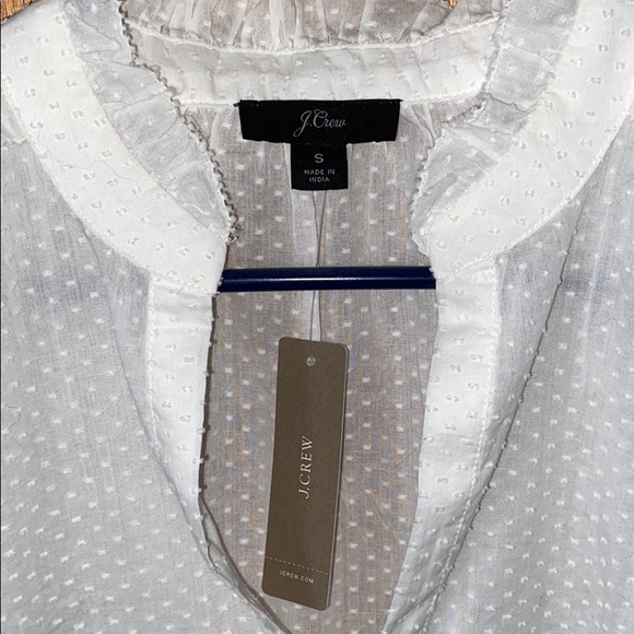 J.Crew Dotted Swiss Blouse - Picture 3 of 10
